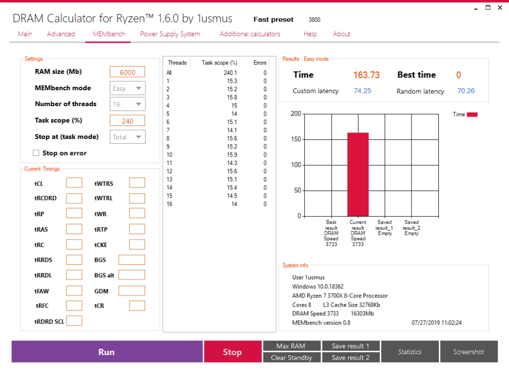 DRAM Calculator for Ryzen 1.6.0 by 1usmus